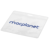 Porte-badge personnalisable en PVC avec 3 trous - 8,8 x 10 cm - Serge Porte-badge personnalisable en PVC avec 3 trous - 8,8 x 10 cm - Serge
