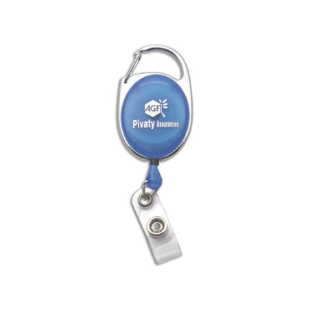 Porte-badge personnalisé extensible Zip Porte-badge personnalisé extensible Zip