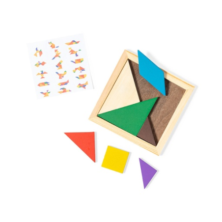 Puzzle personnalisable en bois 7 pièces Tangram Puzzle personnalisable en bois 7 pièces Tangram