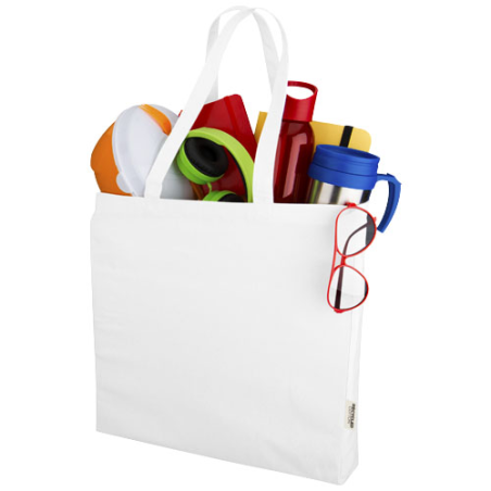 Sac shopping Odessa recyclé de 220 gr/m² certifié GRS Sac shopping Odessa recyclé de 220 gr/m² certifié GRS
