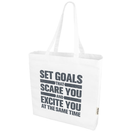 Sac cabas personnalisé Odessa en coton recyclé de 220&nbsp;gr/m² certifié GRS