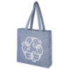 Sac shopping publicitaire Pheebs en polycoton recyclé avec soufflet 210 gr/m² 13L Sac shopping publicitaire Pheebs en polycoton recyclé avec soufflet 210 gr/m² 13L