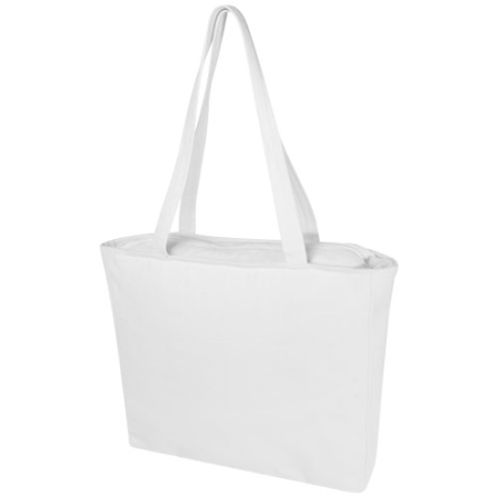 Sac shopping publicitaire en polycoton recyclé Aware™ de 500&nbsp;g/m² - Weekender