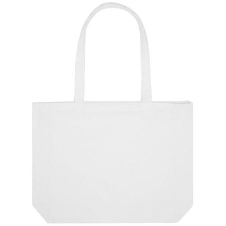 Sac shopping publicitaire en polycoton recyclé Aware™ de 500&nbsp;g/m² - Weekender