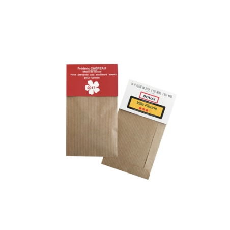 Sachet de Graines Kraft 70 x 125 mm - Made in France Sachet de Graines Kraft 70 x 125 mm - Made in France