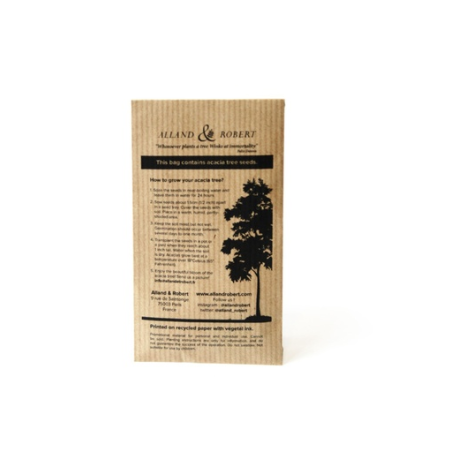 Sachet kraft personnalisable - graines exotiques Sachet kraft personnalisable - graines exotiques