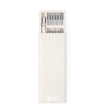 Set Outils personnalisé en paille de blé Zephyr Set Outils personnalisé en paille de blé Zephyr