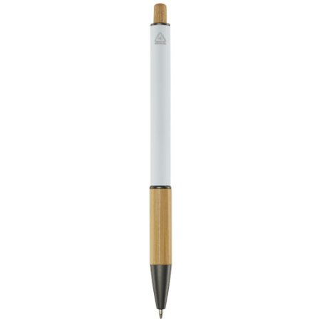 Stylo bille personnalisable en aluminium recyclé Darius encre noire Stylo bille personnalisable en aluminium recyclé Darius encre noire