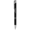 Stylo bille personnalisé rétractable doux au toucher Moneta (encre noire) Stylo bille personnalisé rétractable doux au toucher Moneta (encre noire)