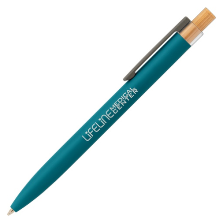 Stylo personalisable en aluminium recyclé encre noire Reborn - Gravure incluse