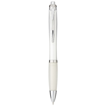 Stylo à bille personnalisé Nash - corps et grip assortit - Encre noire