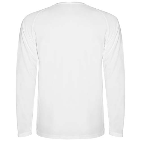 T-shirt de sport personnalisable à manches longues en polyester pour enfants