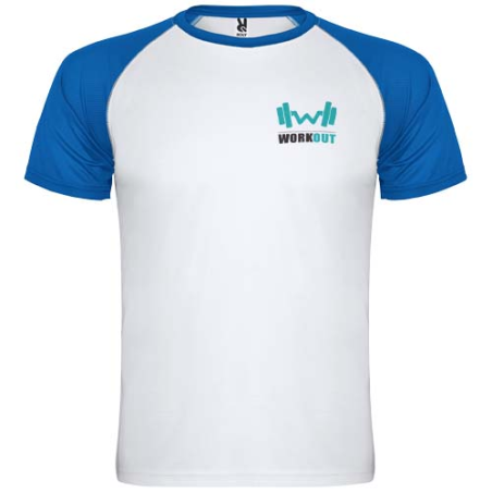 T-shirt de sport personnalisé en polyester 140g/m² à manches courtes Indianapolis Unisexe - S à 3XL