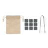 Coffret personnalisé en bambou avec 9 cubes-glaçons en pierre DUNDALK Coffret personnalisé en bambou avec 9 cubes-glaçons en pierre DUNDALK