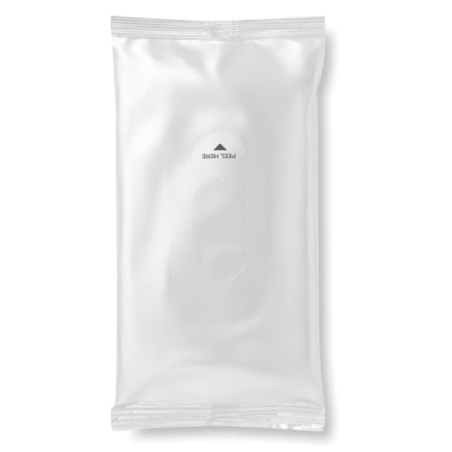 Pochette personnalisable avec 10 lingettes nettoyantes DELLEA Pochette personnalisable avec 10 lingettes nettoyantes DELLEA