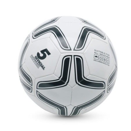 Ballon de football personnalisable en PVC taille 5 avec son aiguille - SOCCERINI