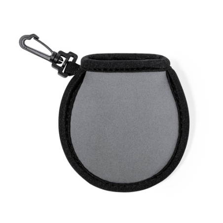 Étui personnalisable avec chiffon pour néttoyer les balles de golf - Hese
