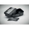 Lunch box publicitaire avec couverts en plastique 1 L - MAKAN Lunch box publicitaire avec couverts en plastique 1 L - MAKAN