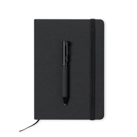 Set personnalisé avec bloc note et stylo en métal Set personnalisé avec bloc note et stylo en métal