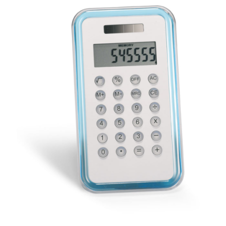 Calculatrice publicitaire dual (pile et solaire) à 8 chiffres Calculatrice publicitaire dual (pile et solaire) à 8 chiffres