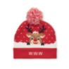 Bonnet de noël publicitaire à pompon tricoté en acrylique