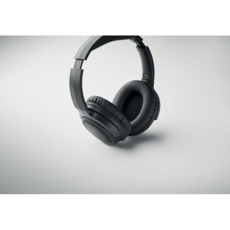 Casque personnalisable pliable ANC fonction main libre et microphone - SILENT