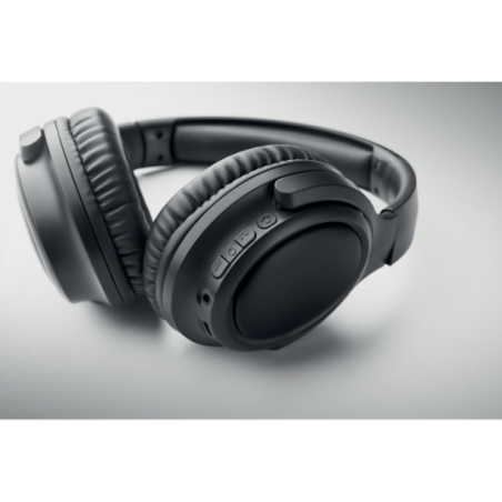 Casque personnalisable pliable ANC fonction main libre et microphone - SILENT