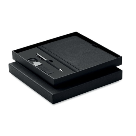Coffret cadeau écriture personnalisé (stylo, carnet, porte-clés) - SCRIBI 4 Coffret cadeau écriture personnalisé (stylo, carnet, porte-clés) - SCRIBI 4