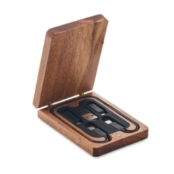 Coffret high tech en acacia...