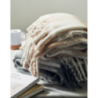 Couverture personnalisable en mohair recyclé à carreaux - QUET