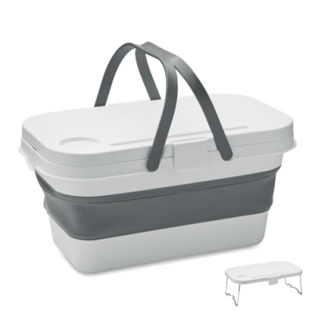 Panier de pique-nique pliable avec son plateau - 16L