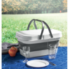 Panier de pique-nique pliable avec son plateau - 16L