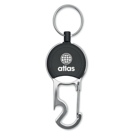Porte-badge extensible publicitaire en ABS avec décapsuleur - PULRIC Porte-badge extensible publicitaire en ABS avec décapsuleur - PULRIC