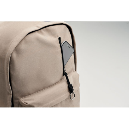 Sac à dos personnalisable pour ordinateur 15" en coton recyclé - LEIRUR