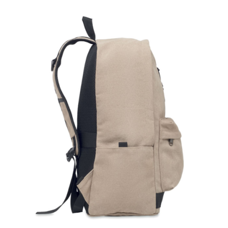 Sac à dos personnalisable pour ordinateur 15" en coton recyclé - LEIRUR