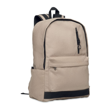 Sac à dos personnalisable pour ordinateur 15" en coton recyclé - LEIRUR