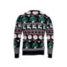 Pull de Noël personnalisable avec 10 lumières LED taille S/XM piles incluses Pull de Noël personnalisable avec 10 lumières LED taille S/XM piles incluses