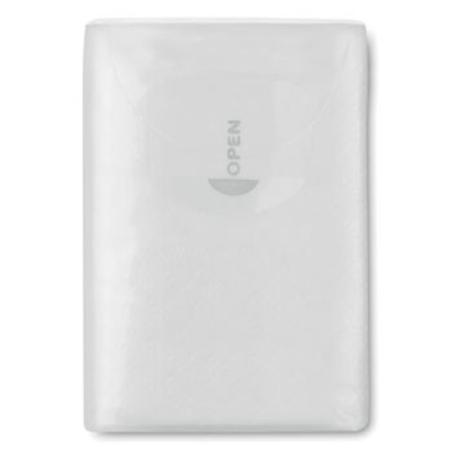 Paquet de 10 mouchoirs en papier personnalisable - Atcha Paquet de 10 mouchoirs en papier personnalisable - Atcha