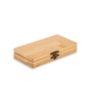 Kit tournevis personnalisable 24 pièces avec étui en bambou