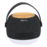 Enceinte publicitaire en polyester 300D RPET et bambou avec fonction chargeur 5w 1200 mAh Enceinte publicitaire en polyester 300D RPET et bambou avec fonction chargeur 5w 1200 mAh