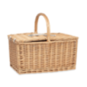 Panier pique-nique personnalisé pour 4 personnes en osier Panier pique-nique personnalisé pour 4 personnes en osier