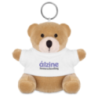 Porte-clés personnalisé ourson avec t shirt en coton Porte-clés personnalisé ourson avec t shirt en coton
