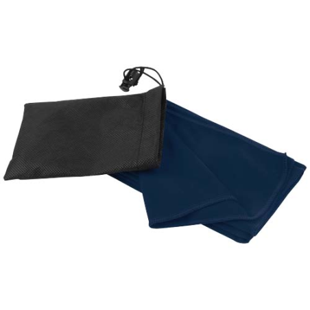 Serviette personnalisable Lucas en rPET 140 g/m2 - 30&nbsp;x&nbsp;80&nbsp;cm