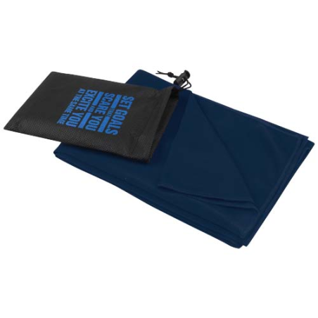 Serviette de sport personnalisée Lucas en rPET 140g/m2 - 50&nbsp;x&nbsp;100&nbsp;cm