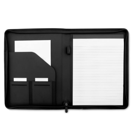 Conférencier personnalisable A4 zippé bicolore Conférencier personnalisable A4 zippé bicolore