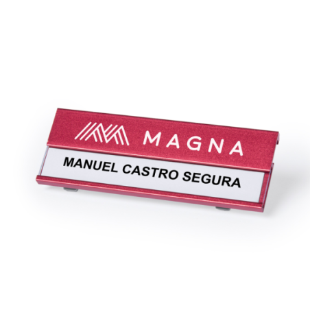 Badge publicitaire en aluminium Bindel Badge publicitaire en aluminium Bindel