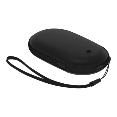 Batterie externe personnalisable en aluminium avec fonction Chauffe-Mains 4000 mAh