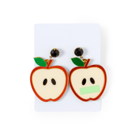 Boucles d'oreilles personnalisés en acrylique fermeture clip Kely Boucles d'oreilles personnalisés en acrylique fermeture clip Kely