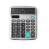 Calculatrice personnalisable robuste en ABS solaire et pile bouton - Tueris Calculatrice personnalisable robuste en ABS solaire et pile bouton - Tueris