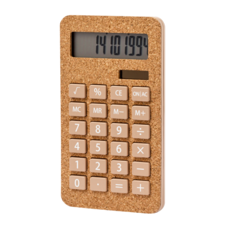 Calculatrice personnalisable en liège Seste